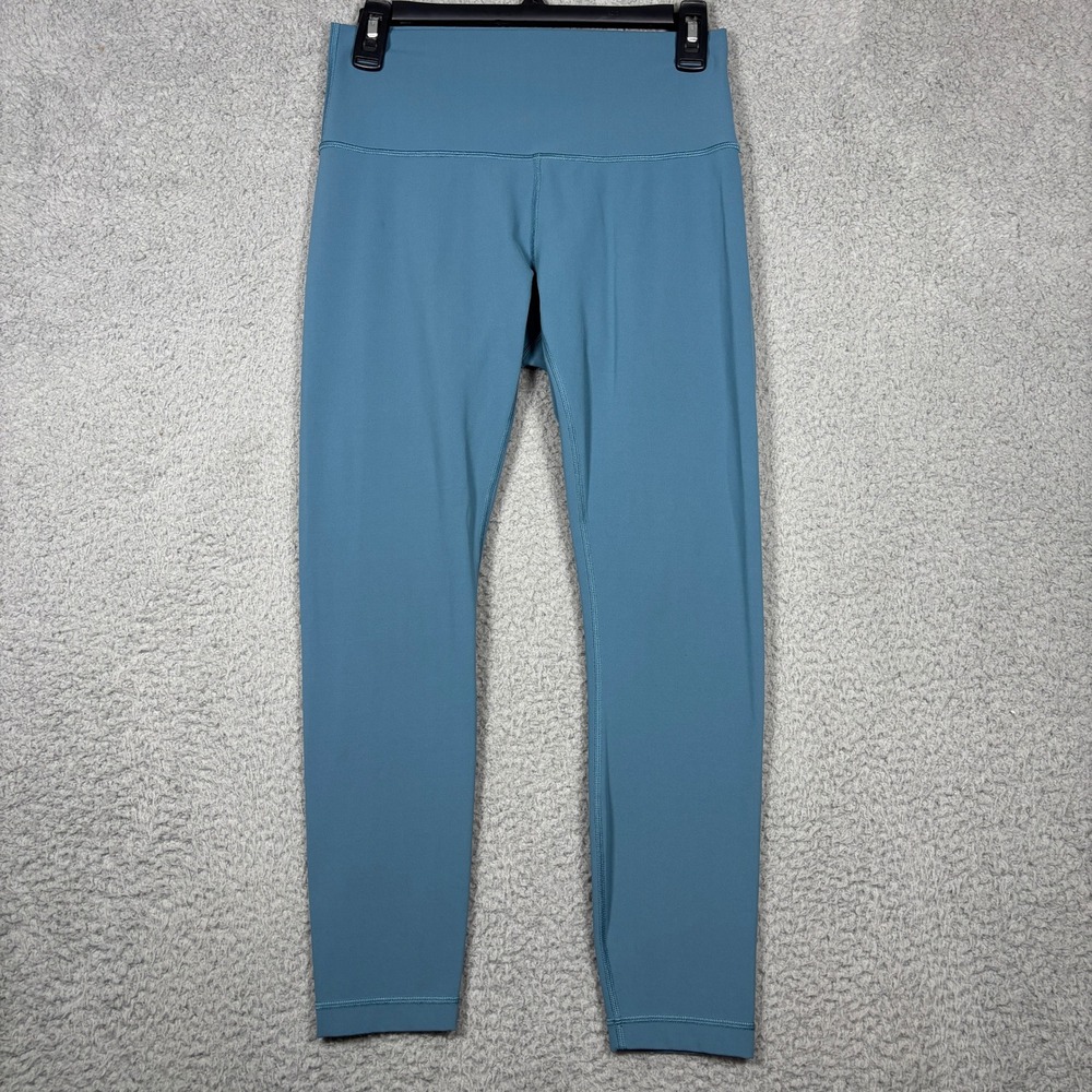 Lululemon Leggings Womens 8 Blue Wunder Under High Rise Luxtreme 7/8 Tights 24in
